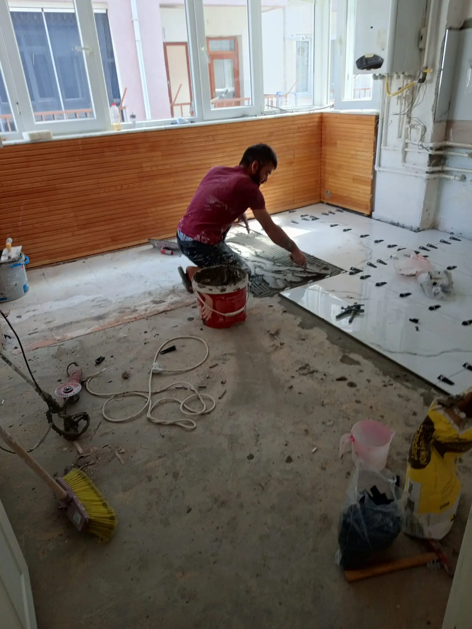 Alçı hizmetinin resmi.